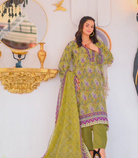 Digital Printed Premium Shirt. Digital Printed Premium Dupatta. Dyed Cambric Trouser